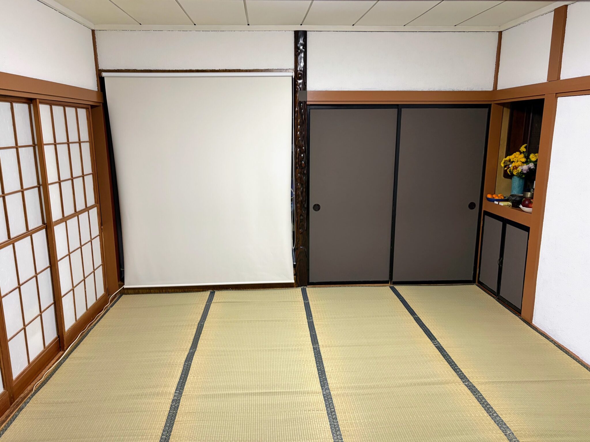襖の塗装完了2